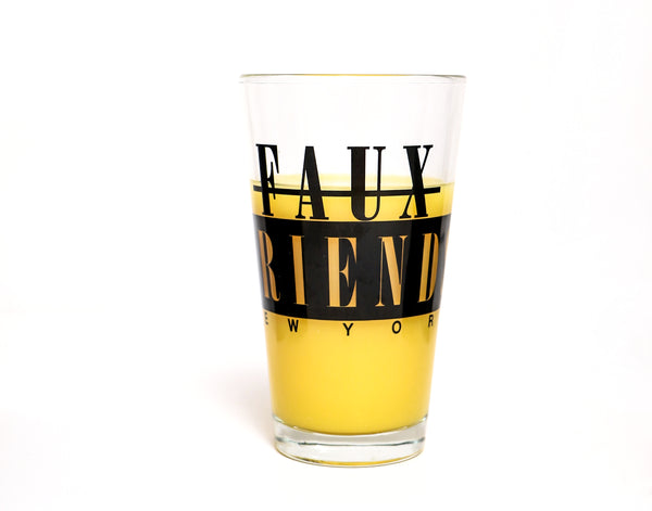 Faux Friends Brew Glass