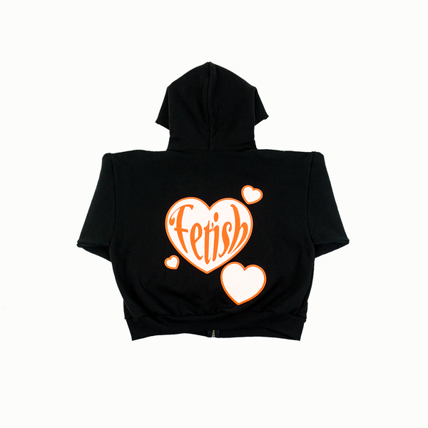 Fetish Heartbeat Zip Up Hoodie